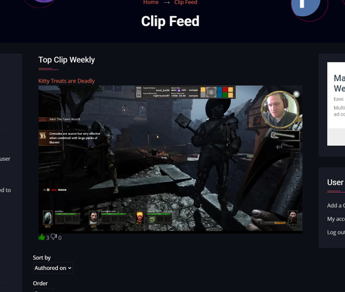 Clip feed preview